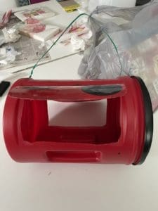 DIY Ladybug Bird Feeder