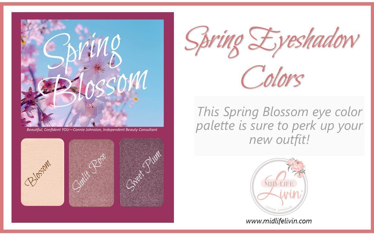Spring Blossoms eyeshadow look