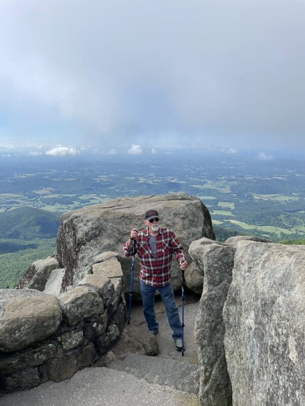 Ernie at Sharp Top Summit